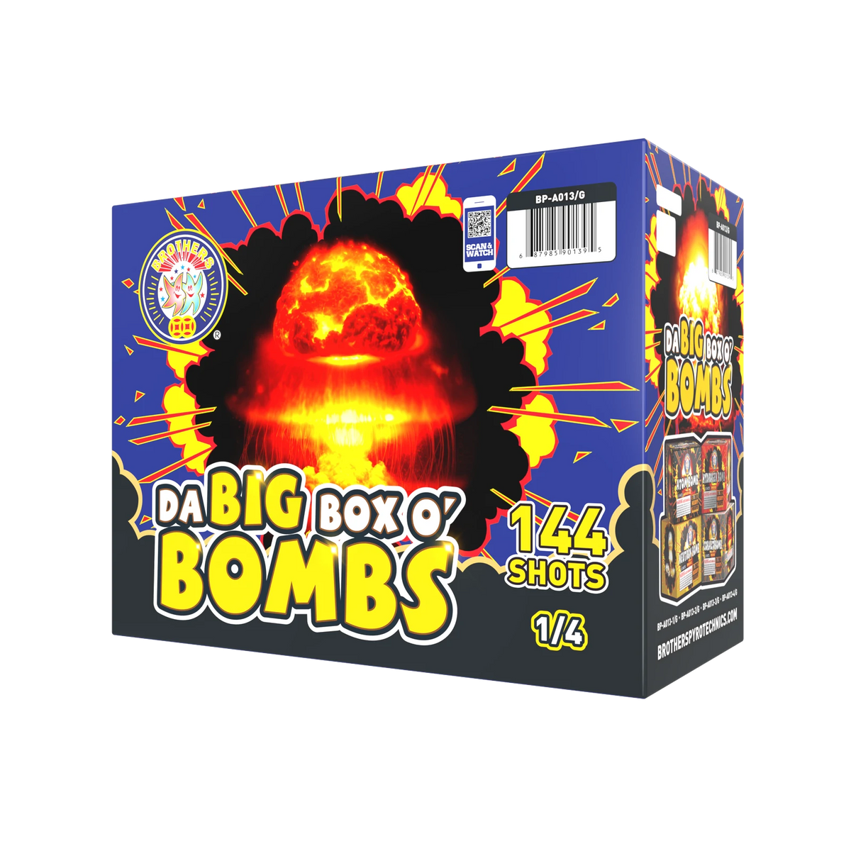 Da Big Box O' Bombs - 4 individual 36 Shot Cakes, $120 BOGO per
