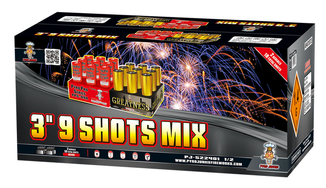 3" Mix Case (09A/Greatness) - 9 Shots