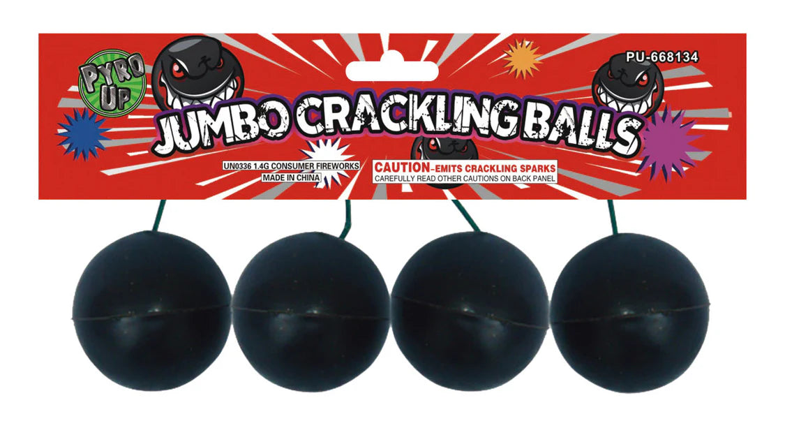 Jumbo Crackling Balls - Pyro Up