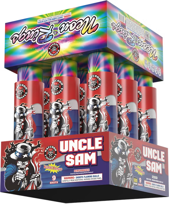 Uncle Sam 9's / Neon Rings - 9 shots
