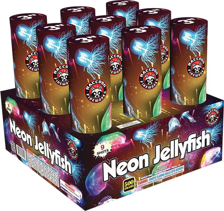 Neon Jellyfish - 9 Shots