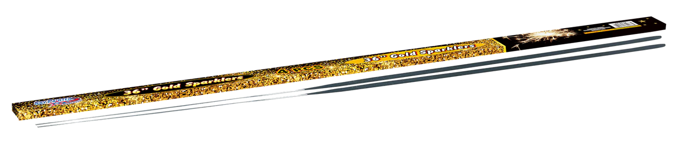 36" Gold Sparklers (Metal)